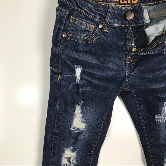 Jeans V.I.P. Distressed little Girl pants - Picture 8 of 10